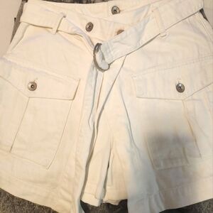 Women's Ochirly White Belted Skort Size M